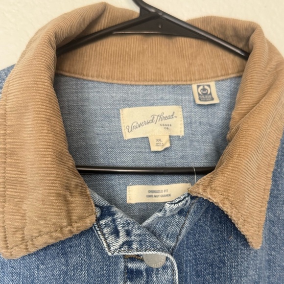 Universal Threads Oversized Long Sleeve Denim Jean Jacket | Size XXL - Picture 3 of 5